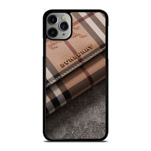 BURBERRY PATTERN ON WALLET iPhone 11 Pro Max Case Cover