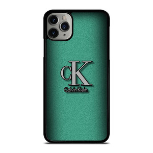 CALVIN CLEIN CK LOGO GREEN iPhone 11 Pro Max Case Cover