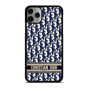 CHRISTIAN DIOR PARIS LOGO PATTERN iPhone 11 Pro Max Case Cover