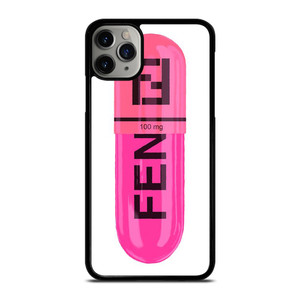 FENDI LOGO 100 MG PINK DRUG ICON iPhone 11 Pro Max Case Cover