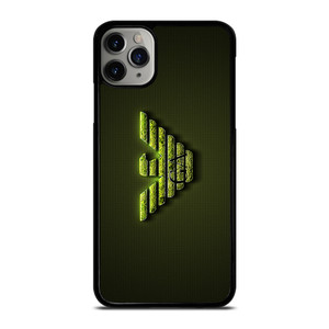 GIORGIO ARMANI GREEN EMBLEM iPhone 11 Pro Max Case Cover GIORGIO ARMANI GREEN EMBLEM iPhone 11 Pro Max Case Cover