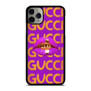 GUCCI GOLDEN PINK LIP iPhone 11 Pro Max Case Cover