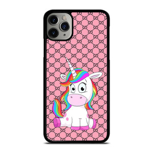 GUCCI LOGO PATTERN CUTE UNICORN iPhone 11 Pro Max Case Cover