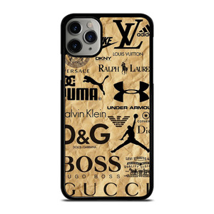 GUCCI NIKE VERSACE LOUIS VUITTON LV DIOR GOLDEN LOGO iPhone 11 Pro Max Case Cover