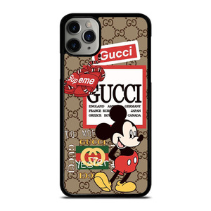 GUCCI X SUPREME X DISNEY MICKEY MOUSE ICON iPhone 11 Pro Max Case Cover