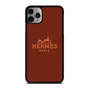 HERMES PARIS LOGO BROWN iPhone 11 Pro Max Case Cover