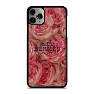 HERMES PARIS LOGO RED ROSE iPhone 11 Pro Max Case Cover
