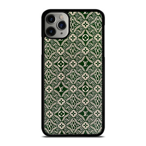 LOUIS VUITTON LOGO LV GREEN PATTERN SINCE 1854 iPhone 11 Pro Max Case Cover