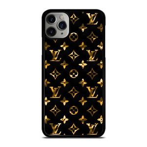 LOUIS VUITTON LV LOGO GOLD BLACK iPhone 11 Pro Max Case Cover LOUIS VUITTON LV LOGO GOLD BLACK iPhone 11 Pro Max Case Cover