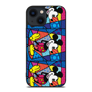 ROMERO BRITTO MICKEY MOUSE COLLAGE  iPhone 14 Plus Case Cover