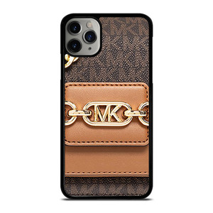 MICHAEL KORS MK LOGO BROWN SHOULDER BAG iPhone 11 Pro Max Case Cover