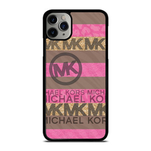 MICHAEL KORS PINK STRIP LOGO iPhone 11 Pro Max Case Cover
