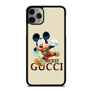 MICKEY MOUSE DISNEY X GUCCI LOGO PATTERN iPhone 11 Pro Max Case Cover