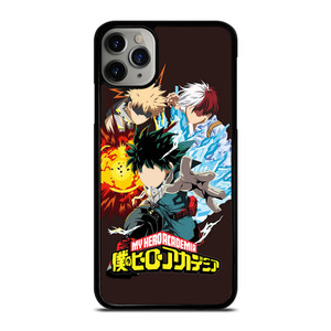 MY HERO ACADEMIA DEKU TODOROKI AND BAKUGOU iPhone 11 Pro Max Case Cover MY HERO ACADEMIA DEKU TODOROKI AND BAKUGOU iPhone 11 Pro Max Case Cover