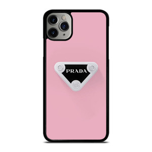 PINK PRADA LOGOEMBLEM iPhone 11 Pro Max Case Cover