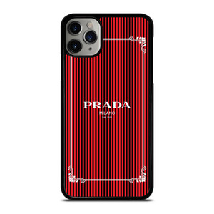 PRADA LOGO RED STRIPE iPhone 11 Pro Max Case Cover PRADA LOGO RED STRIPE iPhone 11 Pro Max Case Cover