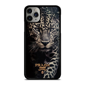 PRADA MILANO LOGO LEOPARD iPhone 11 Pro Max Case Cover PRADA MILANO LOGO LEOPARD iPhone 11 Pro Max Case Cover