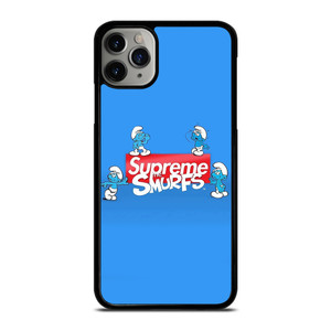 SUPREME AND THE SMURFS iPhone 11 Pro Max Case Cover