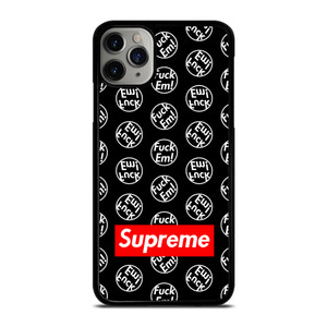 SUPREME FUCK EM iPhone 11 Pro Max Case Cover SUPREME FUCK EM iPhone 11 Pro Max Case Cover