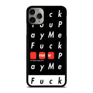 SUPREME FUCK YOU PAY ME iPhone 11 Pro Max Case Cover SUPREME FUCK YOU PAY ME iPhone 11 Pro Max Case Cover