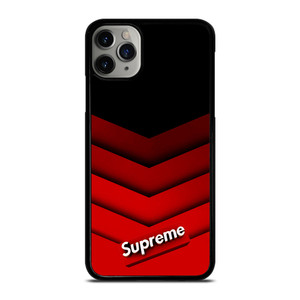 SUPREME RED PATTERN iPhone 11 Pro Max Case Cover