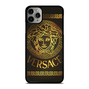 VERSACE GOLD LOGO ORNAMENT iPhone 11 Pro Max Case Cover