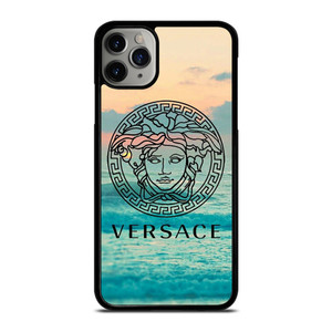 VERSACE LOGO BLUE SEA ICON iPhone 11 Pro Max Case Cover