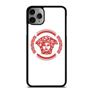 VERSACE LOGO RED EMBROIDERY ICON iPhone 11 Pro Max Case Cover