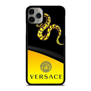 VERSACE LOGO SNAKE ICON YELLOW iPhone 11 Pro Max Case Cover VERSACE LOGO SNAKE ICON YELLOW iPhone 11 Pro Max Case Cover