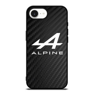 ALPINE LOGO CARBON iPhone 16e Case Cover ALPINE LOGO CARBON iPhone 16e Case Cover
