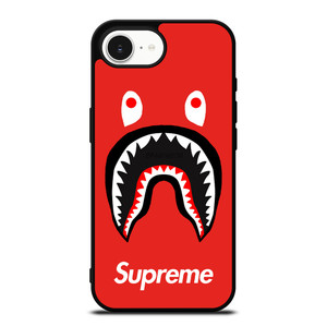BAPE SHARK SUPREME RED iPhone 16e Case Cover
