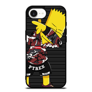 BART SIMPSON SUPREME CAMO DAB iPhone 16e Case Cover BART SIMPSON SUPREME CAMO DAB iPhone 16e Case Cover