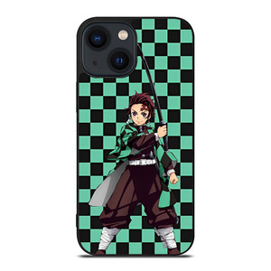 TANJIRO KAMADO DEMON SLAYER PATTERN  iPhone 14 Plus Case Cover TANJIRO KAMADO DEMON SLAYER PATTERN  iPhone 14 Plus Case Cover