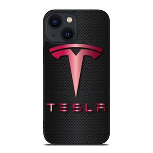TESLA RED CARBON  iPhone 14 Plus Case Cover TESLA RED CARBON  iPhone 14 Plus Case Cover