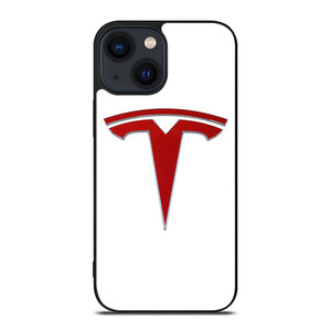TESLA RED EMBLEM  iPhone 14 Plus Case Cover TESLA RED EMBLEM  iPhone 14 Plus Case Cover