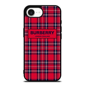 BURBERRY LONDON ENGLAND RED PATTERN iPhone 16e Case Cover