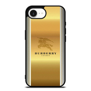 BURBERRY LONDON GOLD LOGO iPhone 16e Case Cover BURBERRY LONDON GOLD LOGO iPhone 16e Case Cover