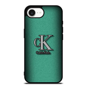 CALVIN CLEIN CK LOGO GREEN iPhone 16e Case Cover