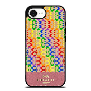 COACH NEW YORK ICON PINK LOGO iPhone 16e Case Cover COACH NEW YORK ICON PINK LOGO iPhone 16e Case Cover