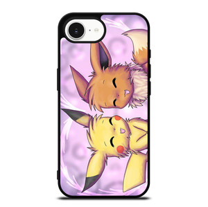 EEVEE PIKACHU POKEMON GAMES iPhone 16e Case Cover EEVEE PIKACHU POKEMON GAMES iPhone 16e Case Cover