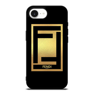FENDI ROMA LOGO GOLD iPhone 16e Case Cover FENDI ROMA LOGO GOLD iPhone 16e Case Cover