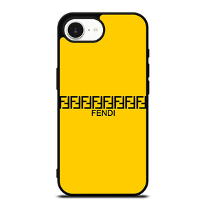 FENDI ROMA LOGO YELLOW iPhone 16e Case Cover FENDI ROMA LOGO YELLOW iPhone 16e Case Cover