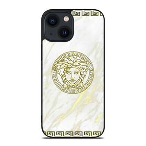 VERSACE GOLD MARBLE  iPhone 14 Plus Case Cover VERSACE GOLD MARBLE  iPhone 14 Plus Case Cover