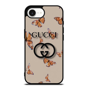 GUCCI LOGO BUTTERFLIES iPhone 16e Case Cover GUCCI LOGO BUTTERFLIES iPhone 16e Case Cover