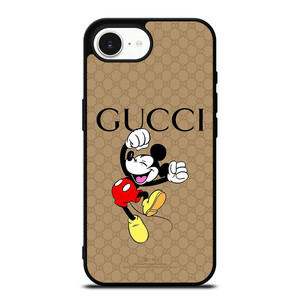 GUCCI LOGO PATTERN DISNEY MICKEY MOUSE iPhone 16e Case Cover GUCCI LOGO PATTERN DISNEY MICKEY MOUSE iPhone 16e Case Cover