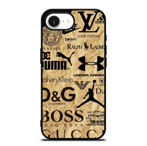 GUCCI NIKE VERSACE LOUIS VUITTON LV DIOR GOLDEN LOGO iPhone 16e Case Cover