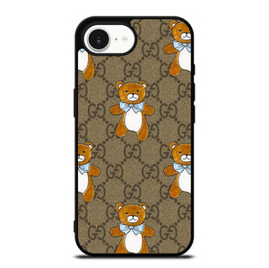 GUCCI TEDDY BEAR PATTERN iPhone 16e Case Cover