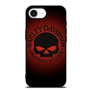 HARLEY DAVIDSON MOTORCYCLES COMPANY SKULL LOGO RED iPhone 16e Case Cover HARLEY DAVIDSON MOTORCYCLES COMPANY SKULL LOGO RED iPhone 16e Case Cover