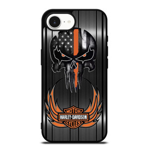 HARLEY DAVIDSON THE PUNISHER METAL iPhone 16e Case Cover HARLEY DAVIDSON THE PUNISHER METAL iPhone 16e Case Cover
