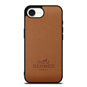 HERMES PARIS FASHION LOGO EMBLEM BROWN iPhone 16e Case Cover